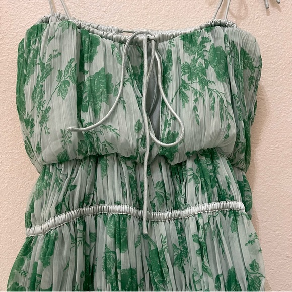 Empress Emerald Green/White Maxi dress Size 4 - Picture 8 of 9